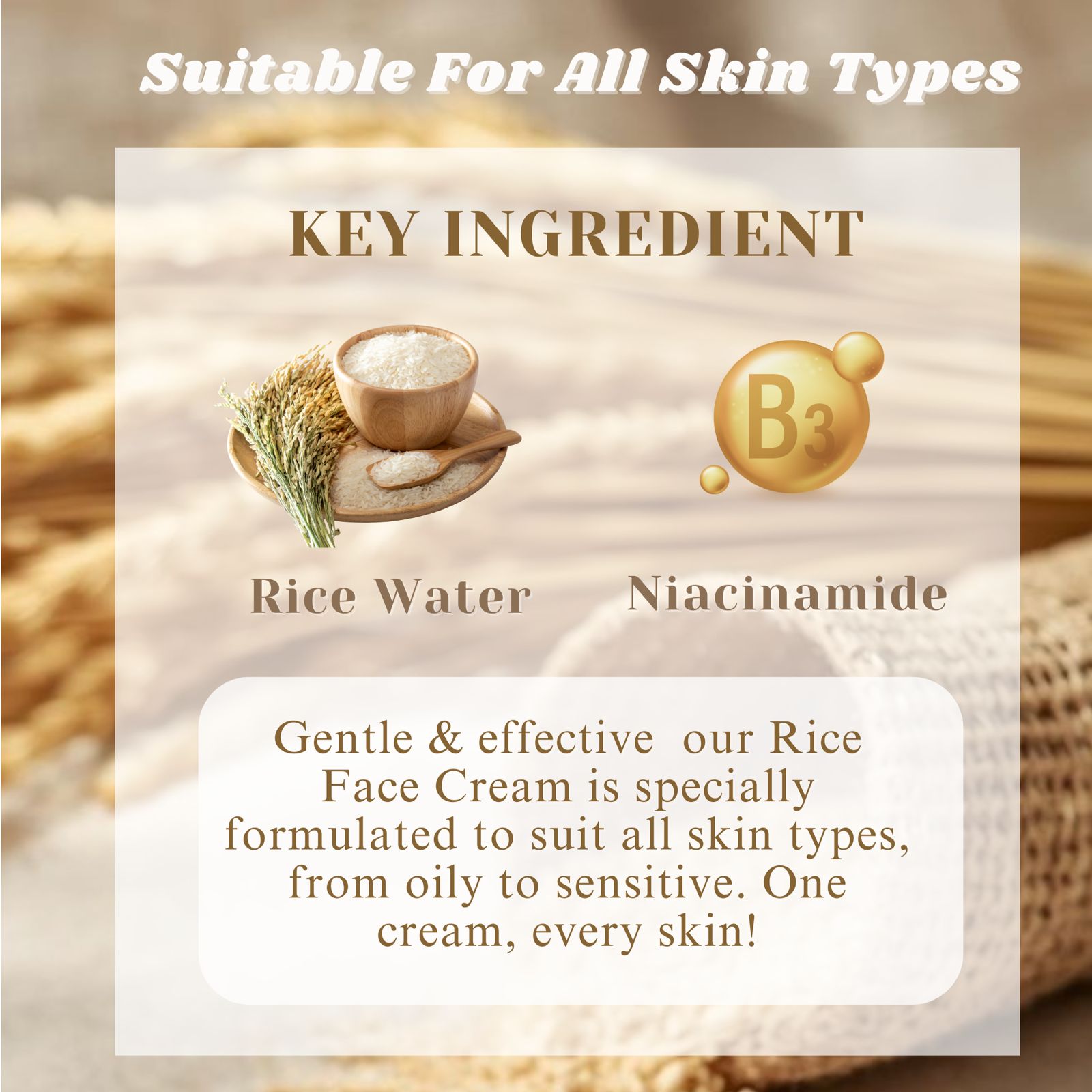 Korean Secret Rice Face Cream 30g - Image 2