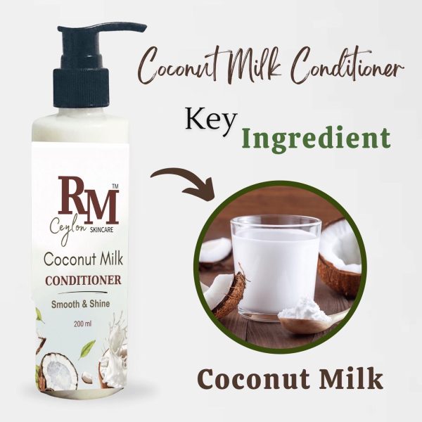 Coconut Milk Hair Conditioner 200ml - Image 2